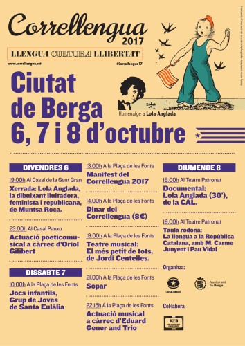 Programa dels actes a Berga